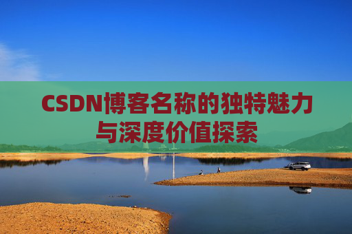 CSDN博客名称的独特魅力与深度价值探索